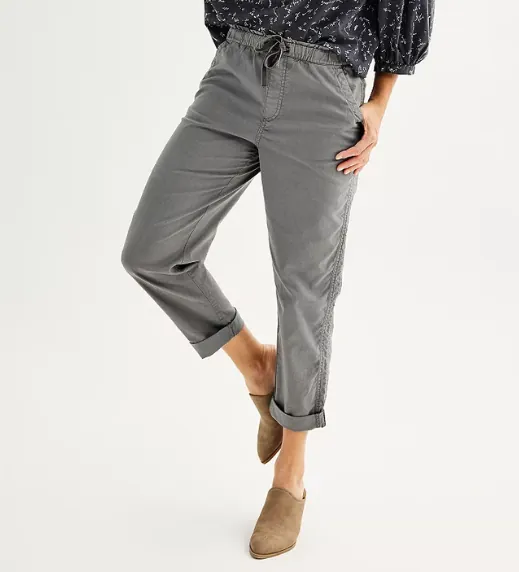 Easy Paper Bag Waist Capri